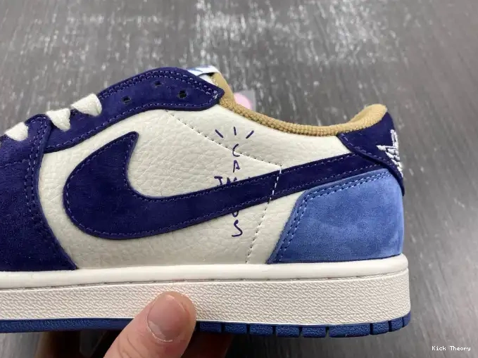 Kick Theory SCOTT TRAVIS X JORDAN CUSTOM 1 AIR DM7866-808 0511